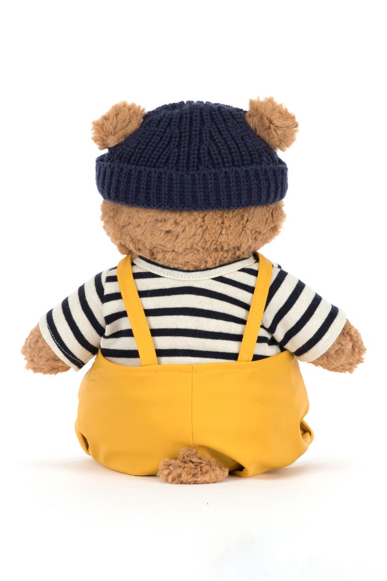 Bartholomew Bear Seafarer Outfit Medium Plushie, Alternate, color, BROWN MULTI