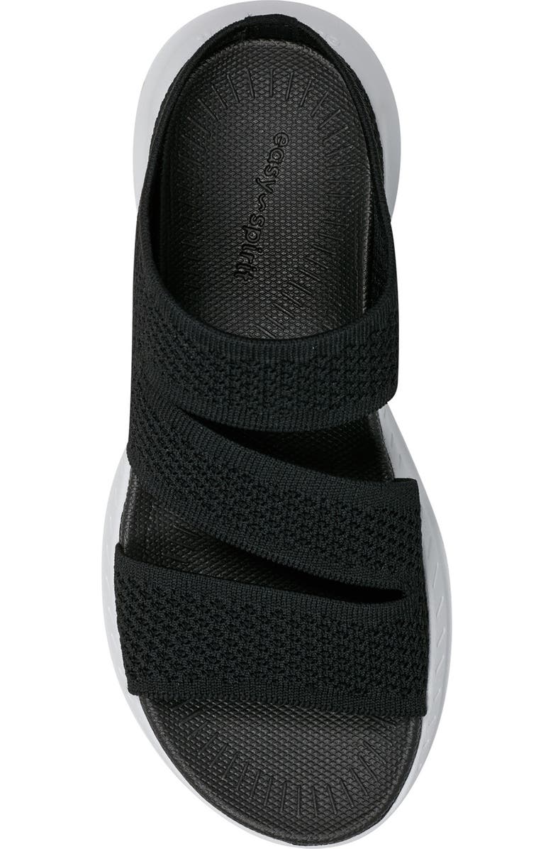 Easy Spirit Sedassian Sandal, Alternate, color, Black