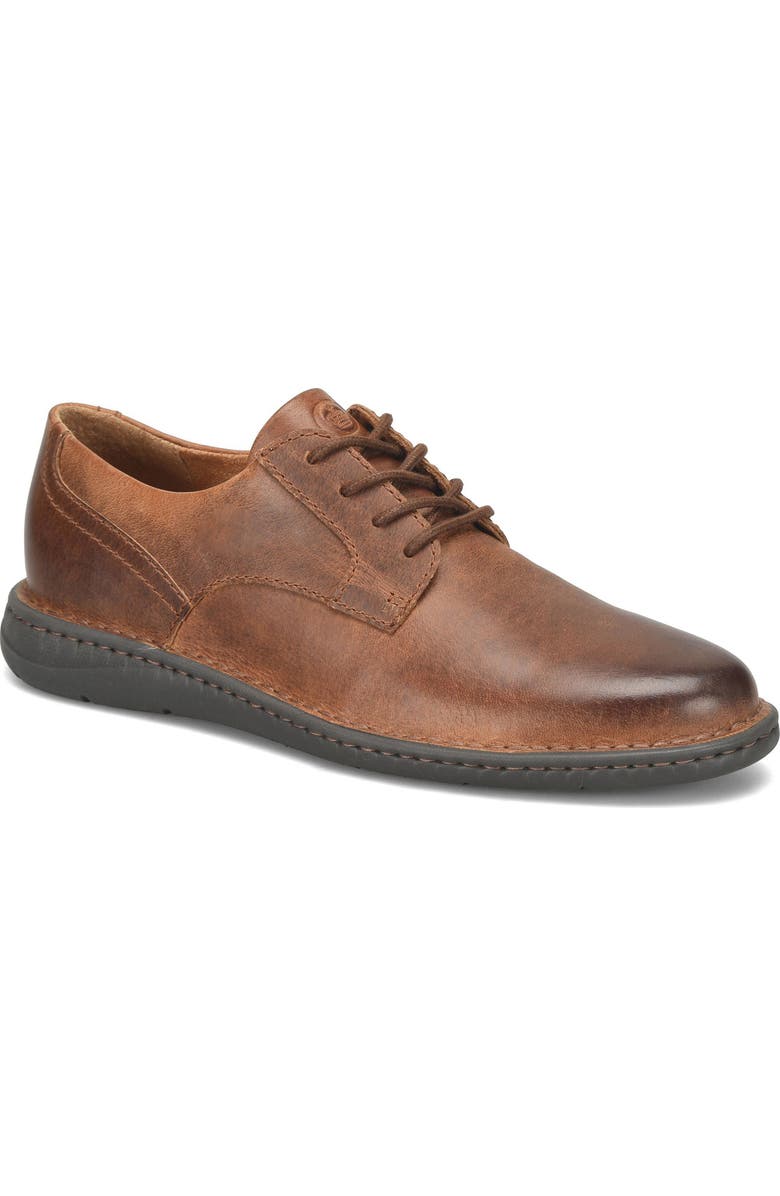 Børn Tristen Plain Toe Derby, Main, color, Rust Leather
