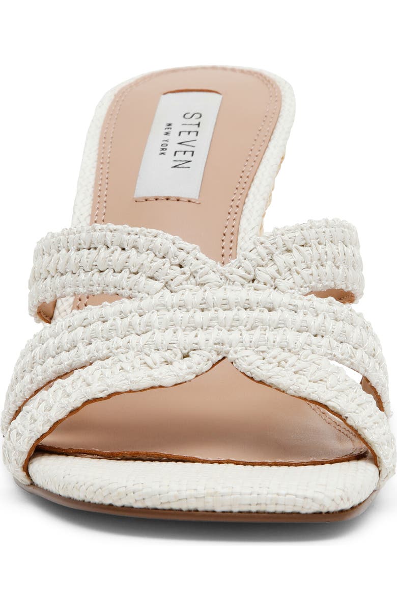 Steven New York Winona Wedge Sandal, Alternate, color, Bone
