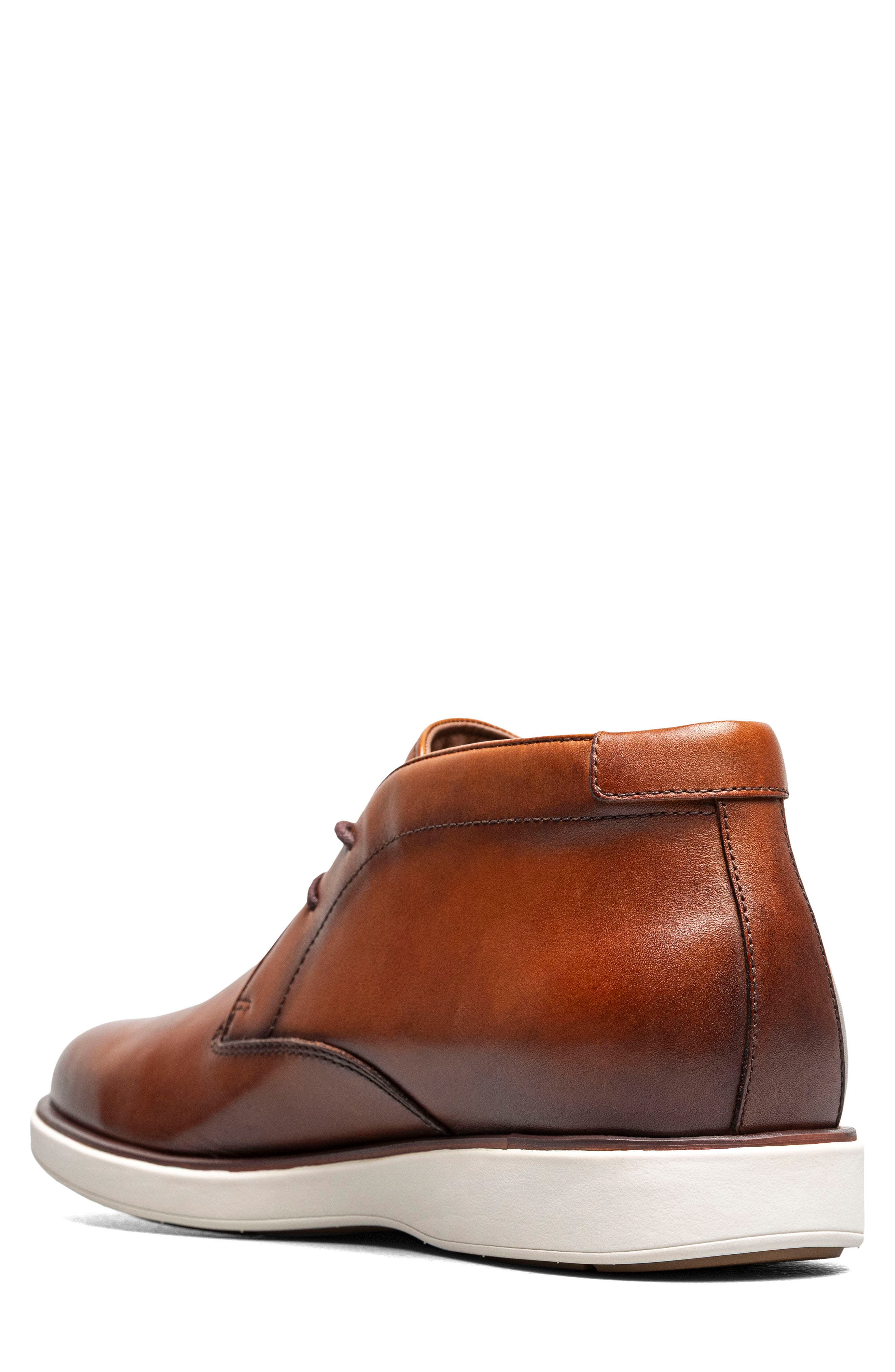 Avenue Plain Toe Chukka Boot, Alternate, color, COGNAC MULTI