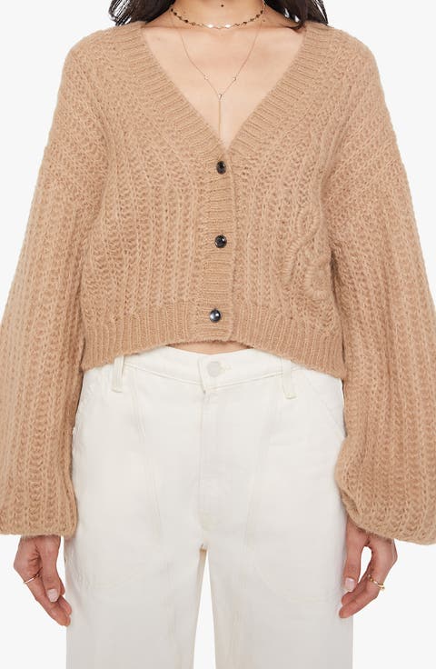 The Puffy Sleeve Varsity Cardigan