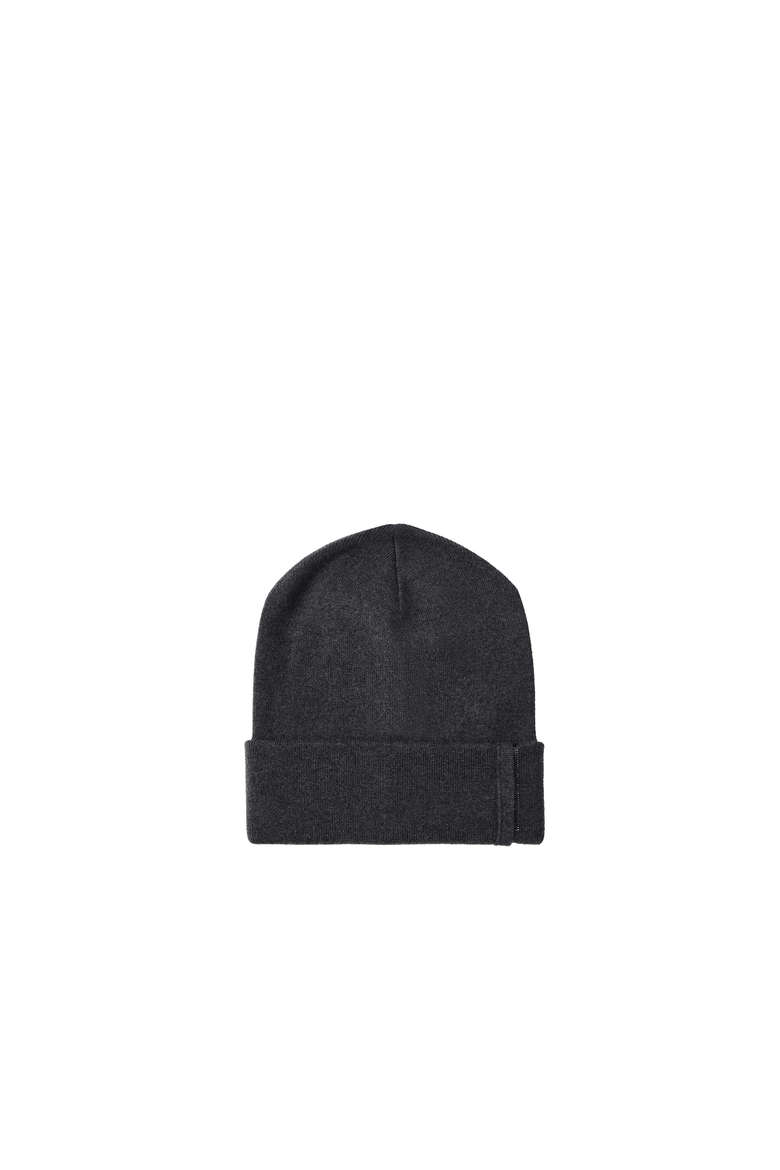 Cashmere rib knit beanie with monili, Alternate, color, Lignite