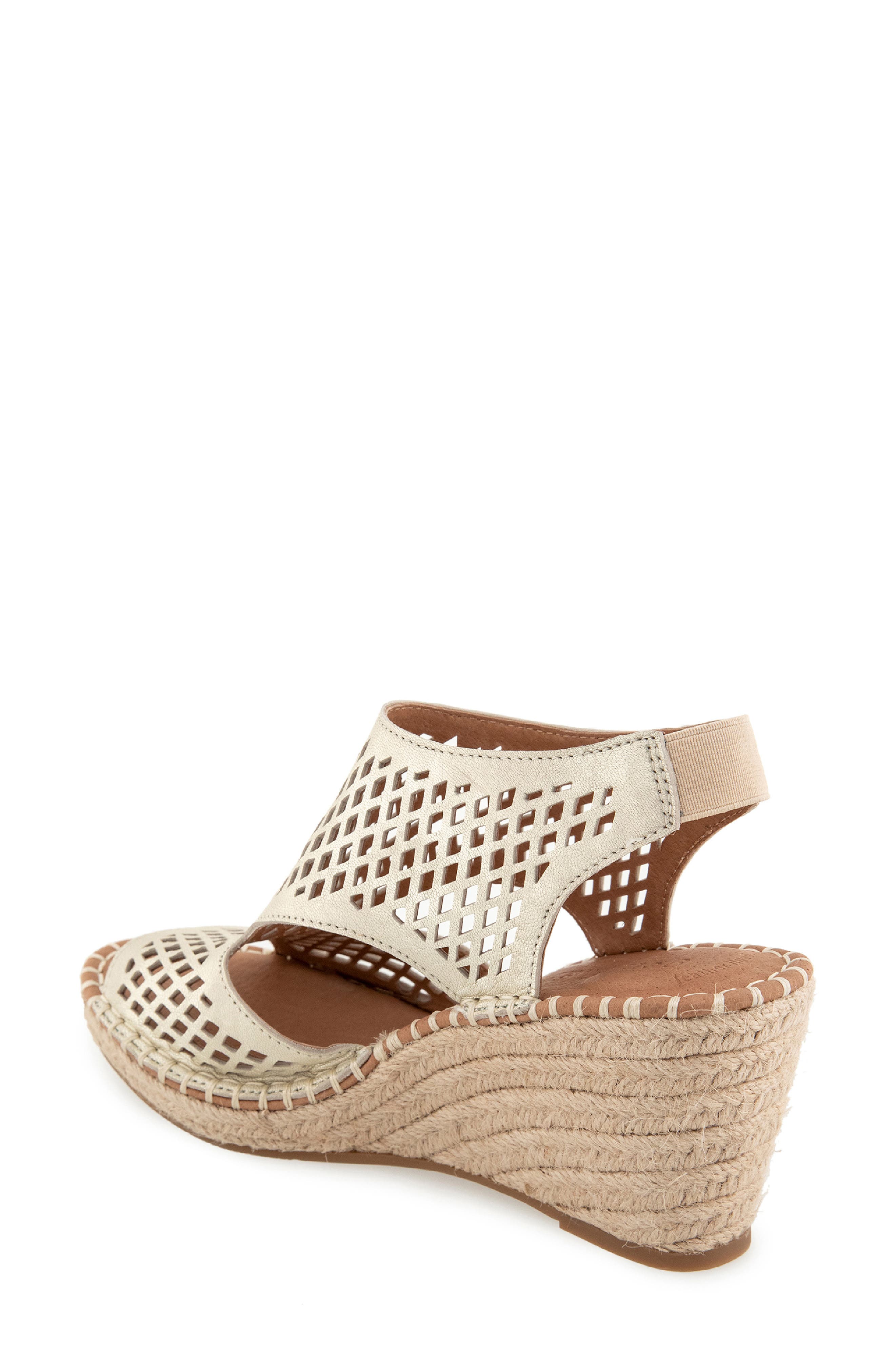 Cody Espadrille Wedge Sandal, Alternate, color, ICE LEATHER