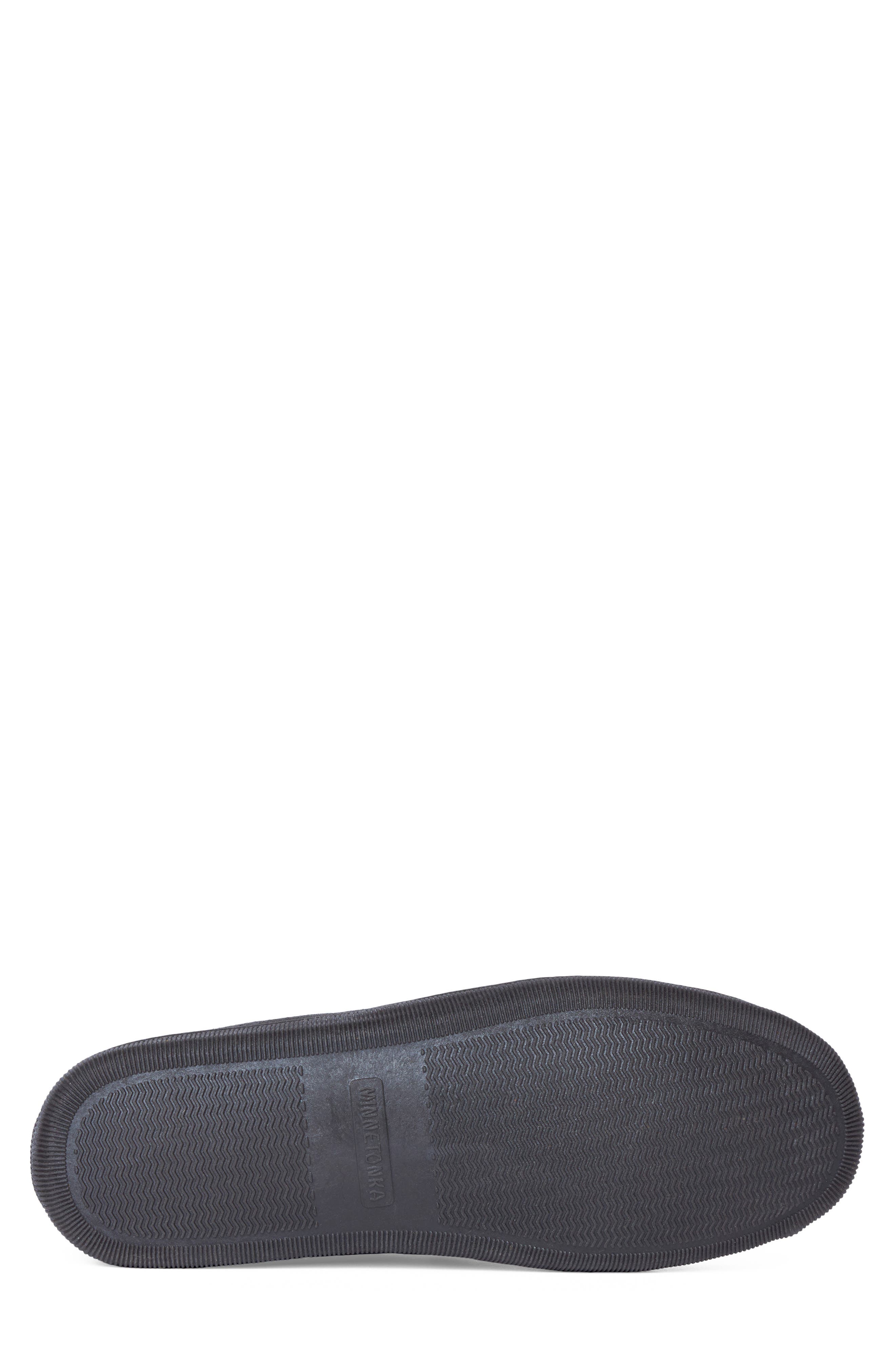 Pile Lined Hardsole Venetian Slipper, Alternate, color, CHARCOAL