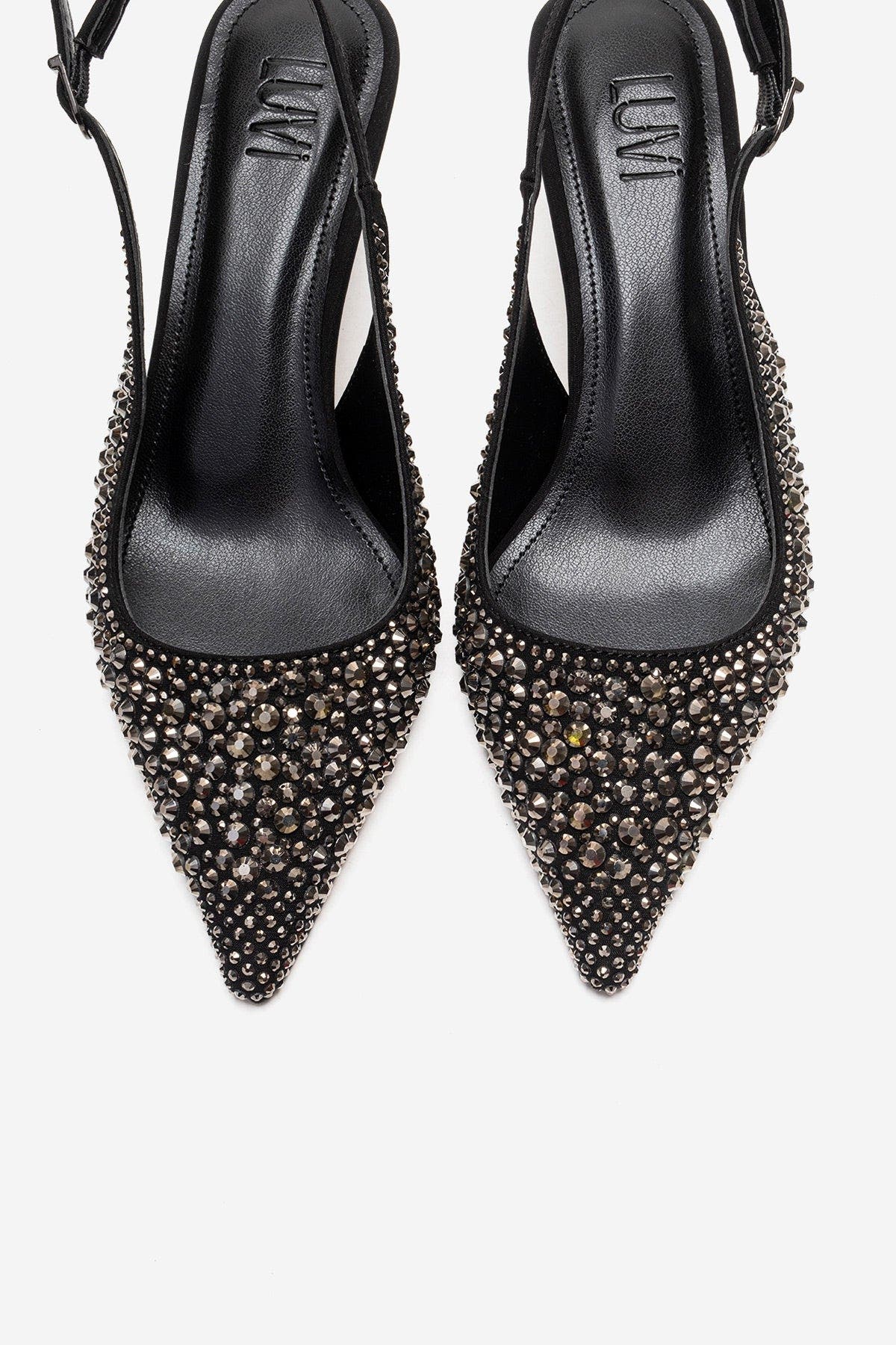 Prologue Shoes Thea Slingback Pointed Toe Pump, Alternate, color, Black