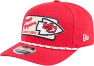 New Era Men's New Era Red Kansas City Chiefs Chant 9SEVENTY Stretch-Snap Hat