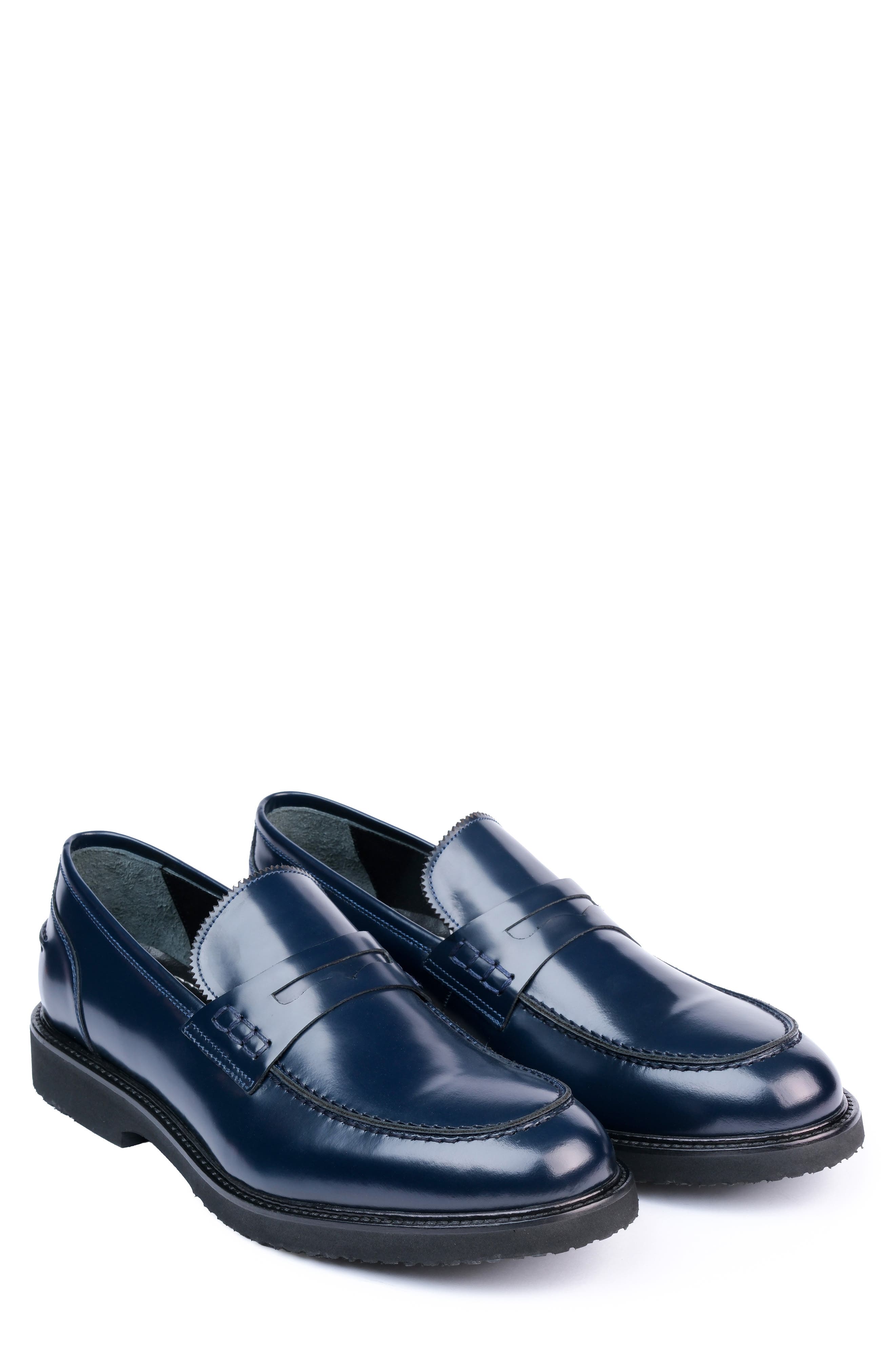 Tavro Penny Loafer, Alternate, color, NAVY BLUE