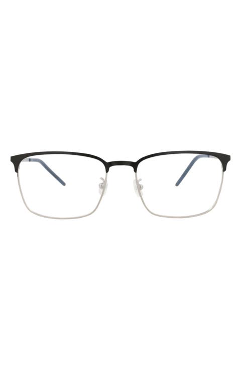 56mm Half Rim Metal Optical Frames