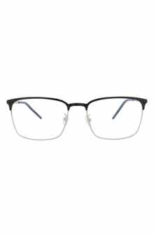 56mm Half Rim Metal Optical Frames