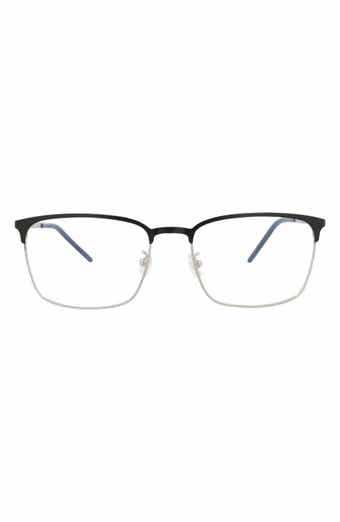 56mm Half Rim Metal Optical Frames