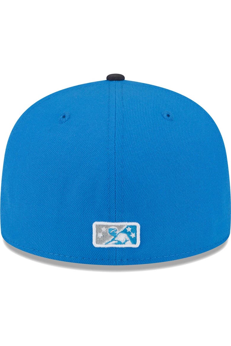 Men's New Era Blue/Black Las Vegas Aviators Copa De La Diversion 59FIFTY Fitted Hat, Alternate, color, Blue