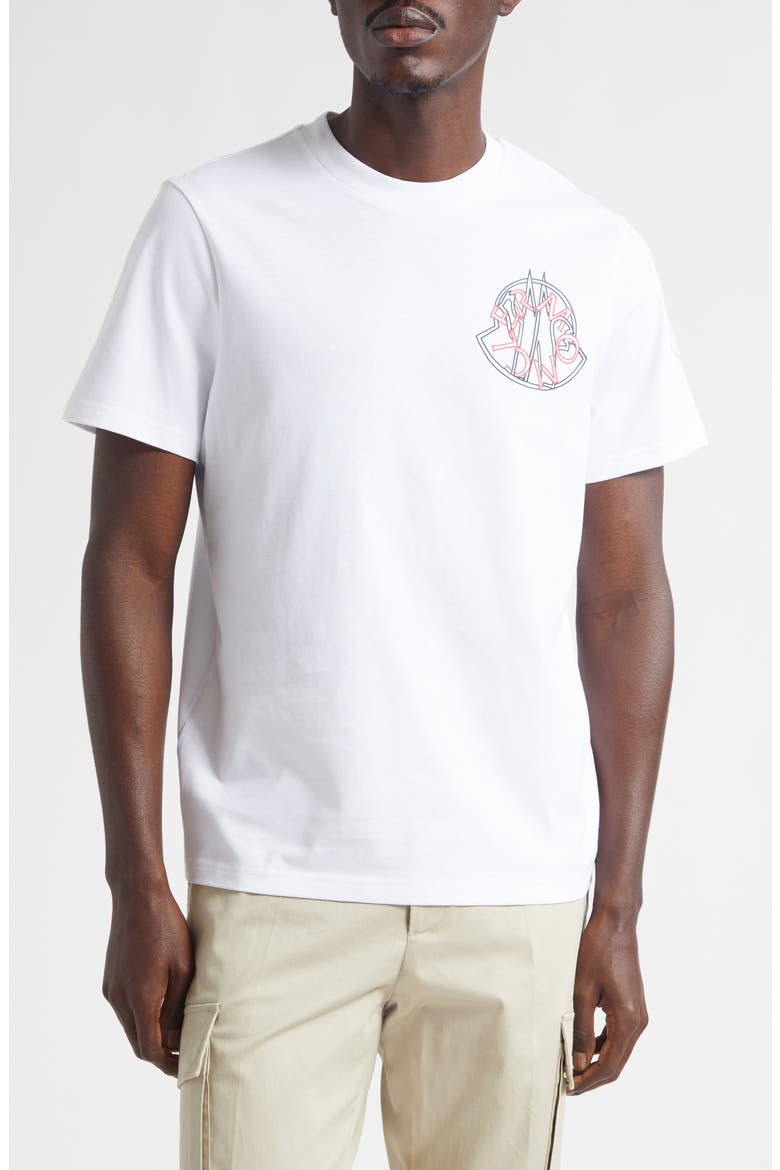 Logo Graphic T-Shirt, Main, color, BRILLIANT WHITE