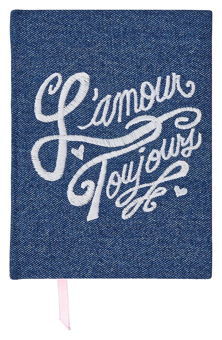 Juliska L'Amour Toujours Journal, Main, color, Denim