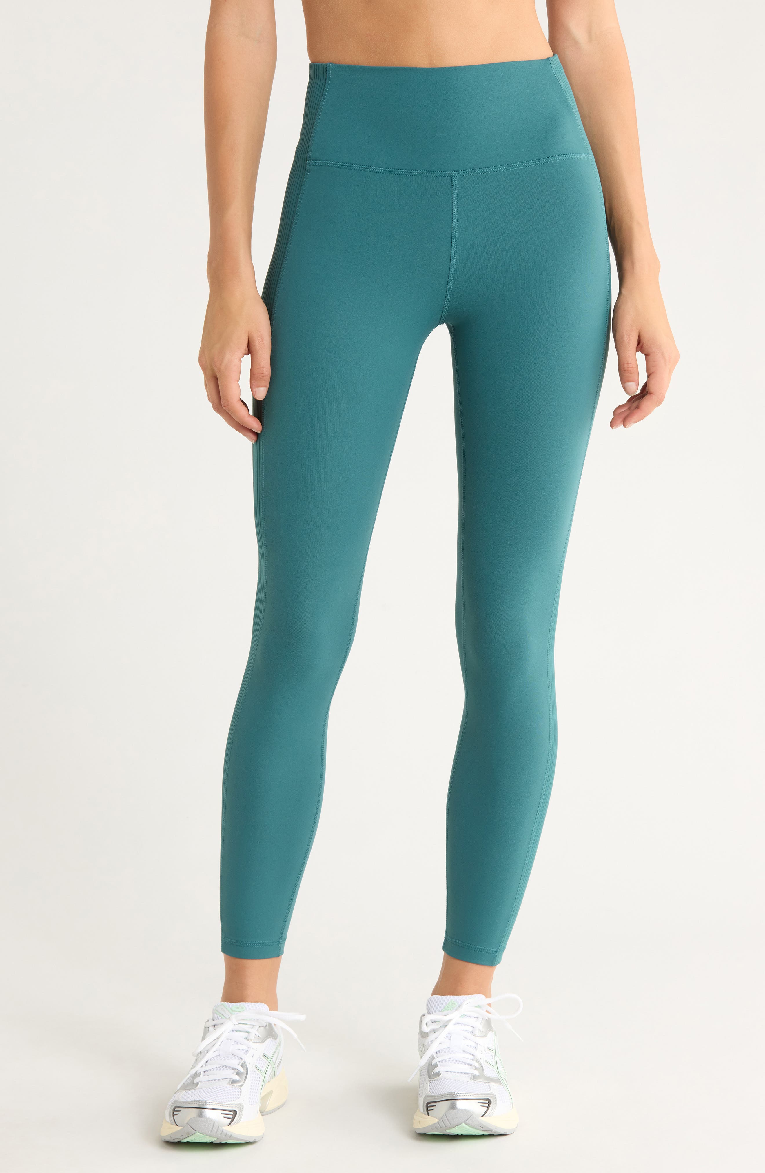 X by Gottex Rib Insert Activewear Leggings