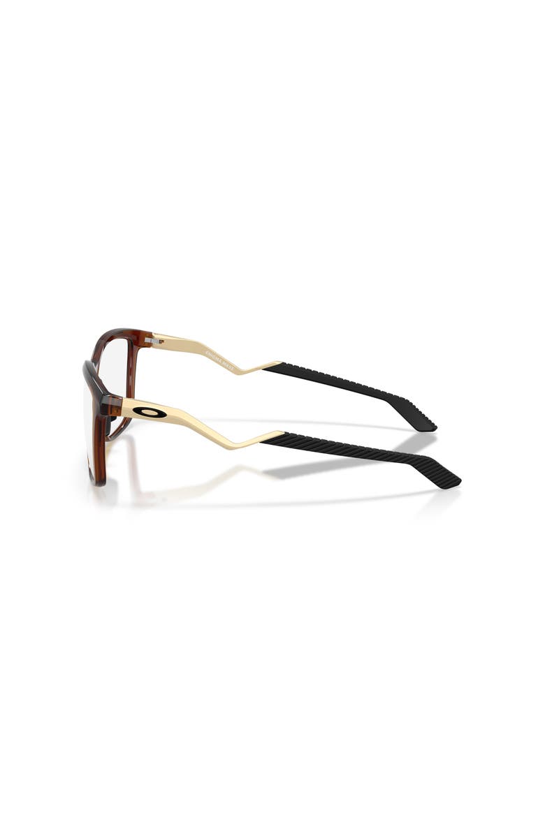 55mm Square optical glasses, Alternate, color, Brown