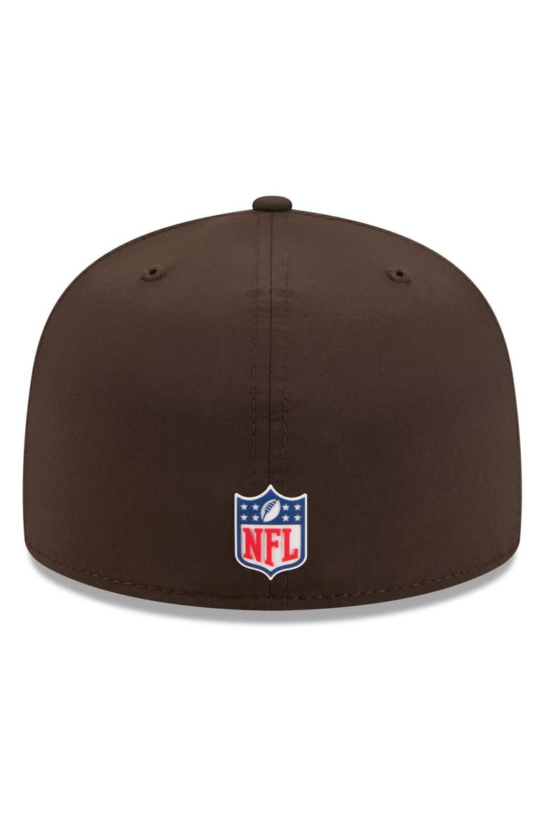 New Era Men's New Era Brown Cleveland Browns 2025 Sideline  59FIFTY Fitted Hat, Alternate, color, Brown