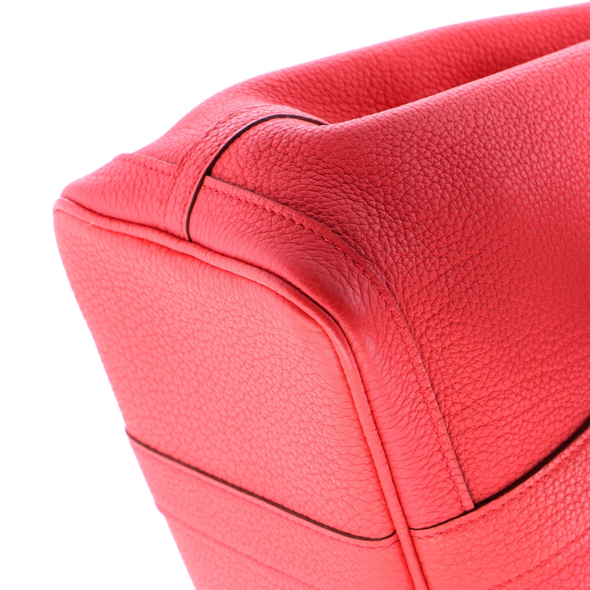 Pre-Owned Hermes Garden Party Tote Leather 30, Alternate, color, Bougainvillier