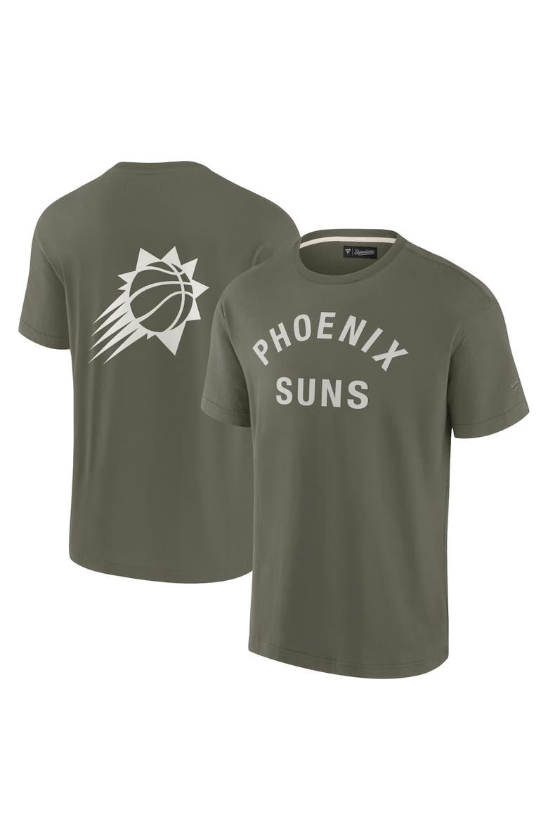 Fanatics Signature Unisex Fanatics Signature Olive Phoenix Suns Elements Super Soft Short Sleeve T-Shirt, Main, color, Olive