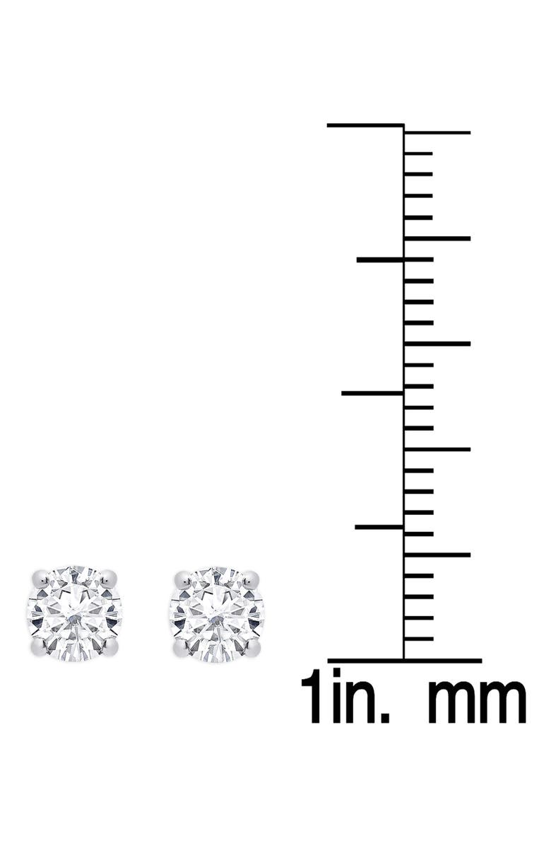 Lily Nily 3-Pair Stud Earrings, Alternate, color, Silver