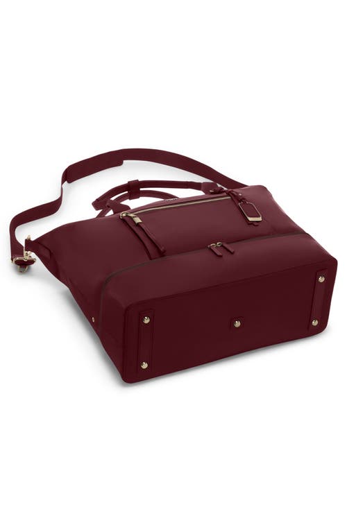 Tumi Voyageur Contine Nylon Weekend Bag In Burgundy