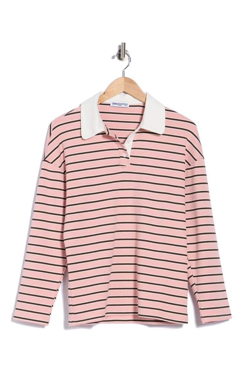 High Regard Striped Collared Jersey Sweater, Alternate, color, MULTI