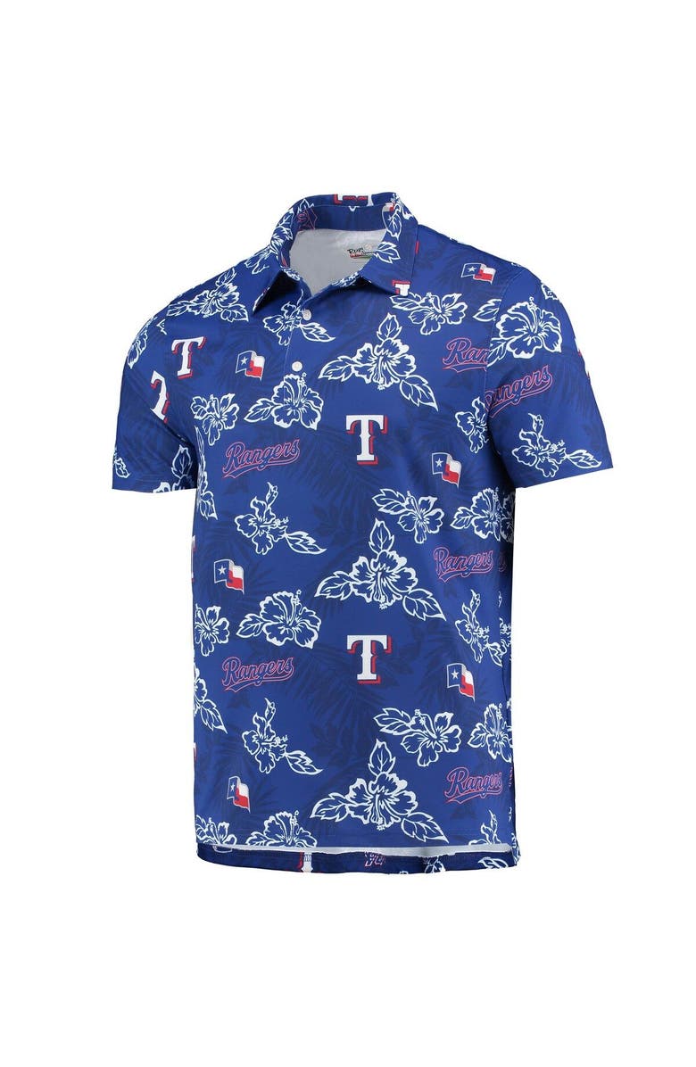 Reyn Spooner Men's Reyn Spooner Royal Texas Rangers Performance Polo, Alternate, color, Royal