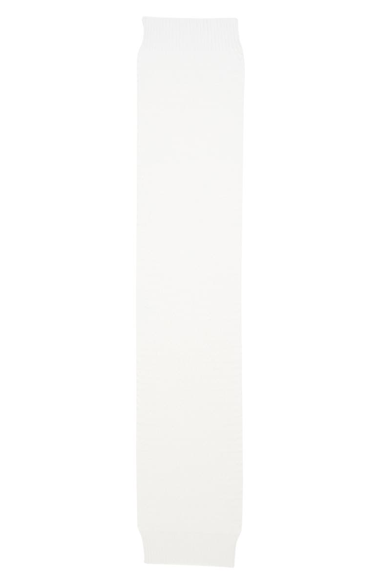 Missoni Metallic Zigzag Wool Blend Scarf, Main, color, 0003 White