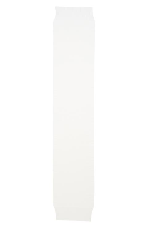 Metallic Zigzag Wool Blend Scarf