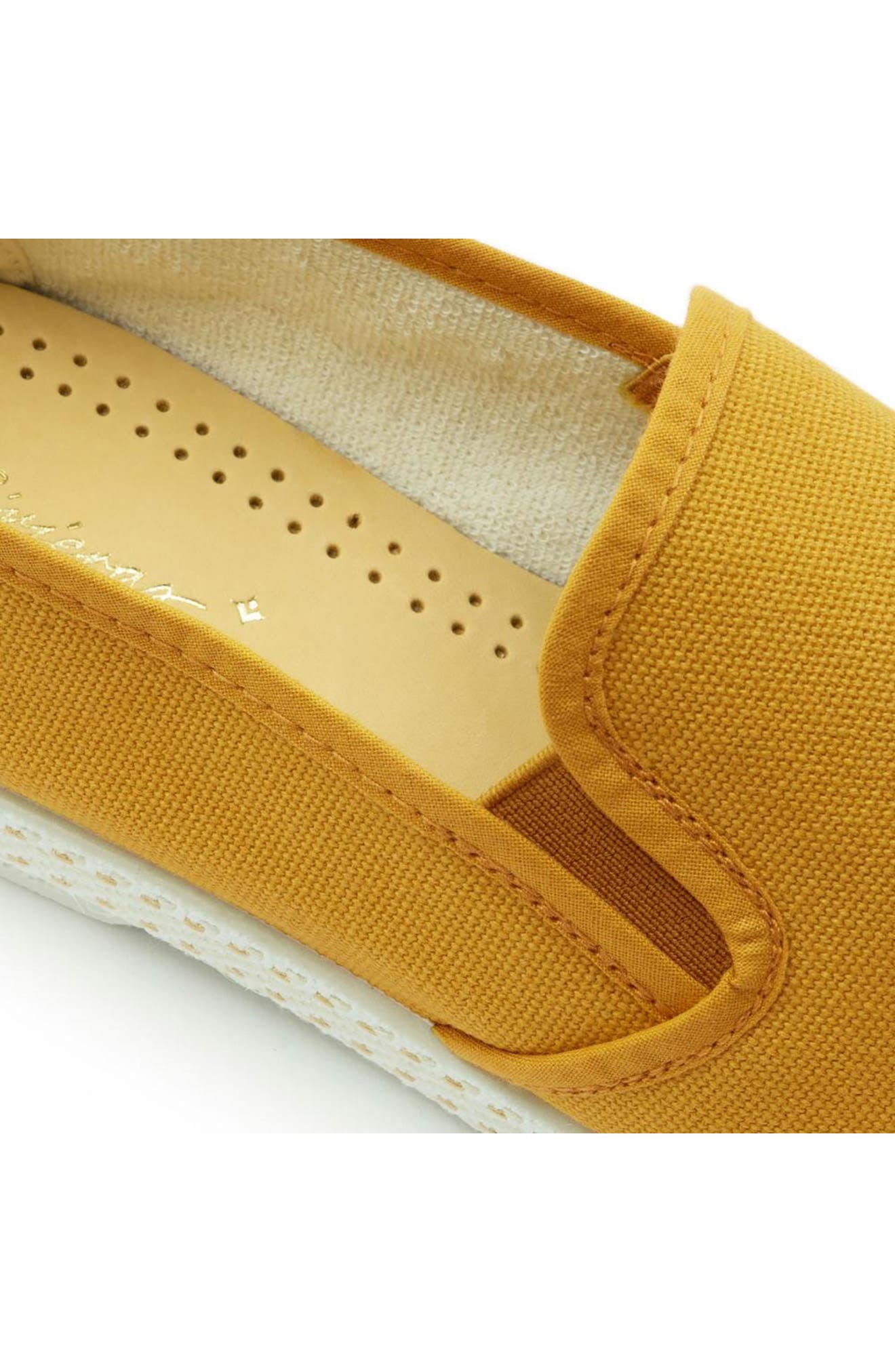 Rivieras Canvas Slip-On Sneaker, Alternate, color, Curry