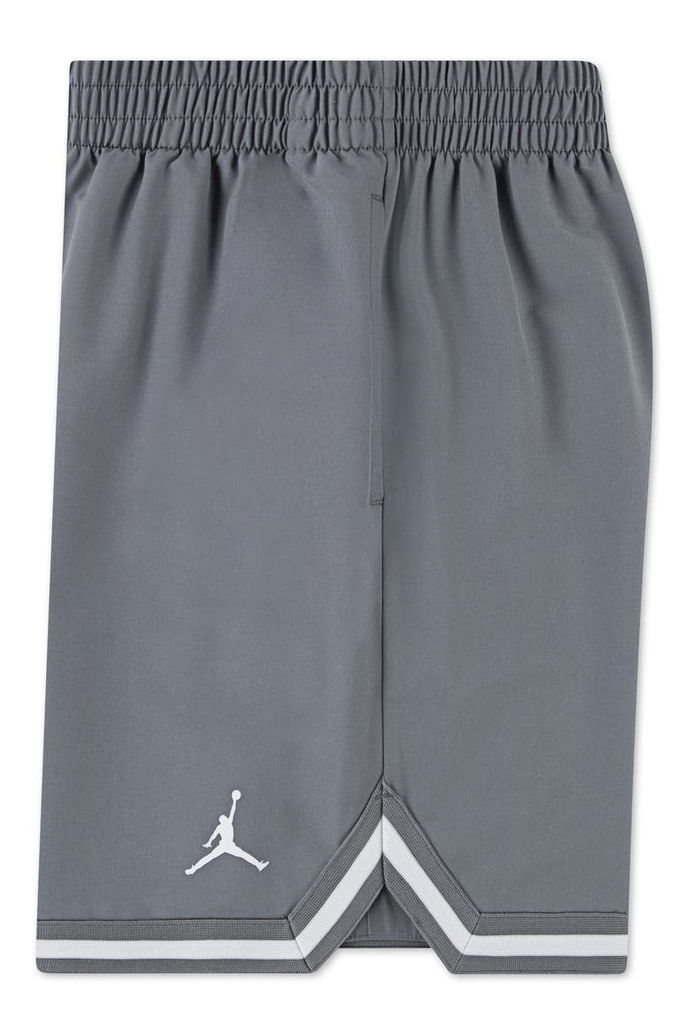 Kids' Jumpman Woven Taping Shorts, Alternate, color, SMOKE GREY