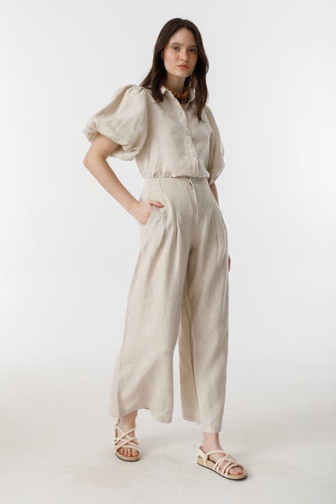 Culotte Linen Pants