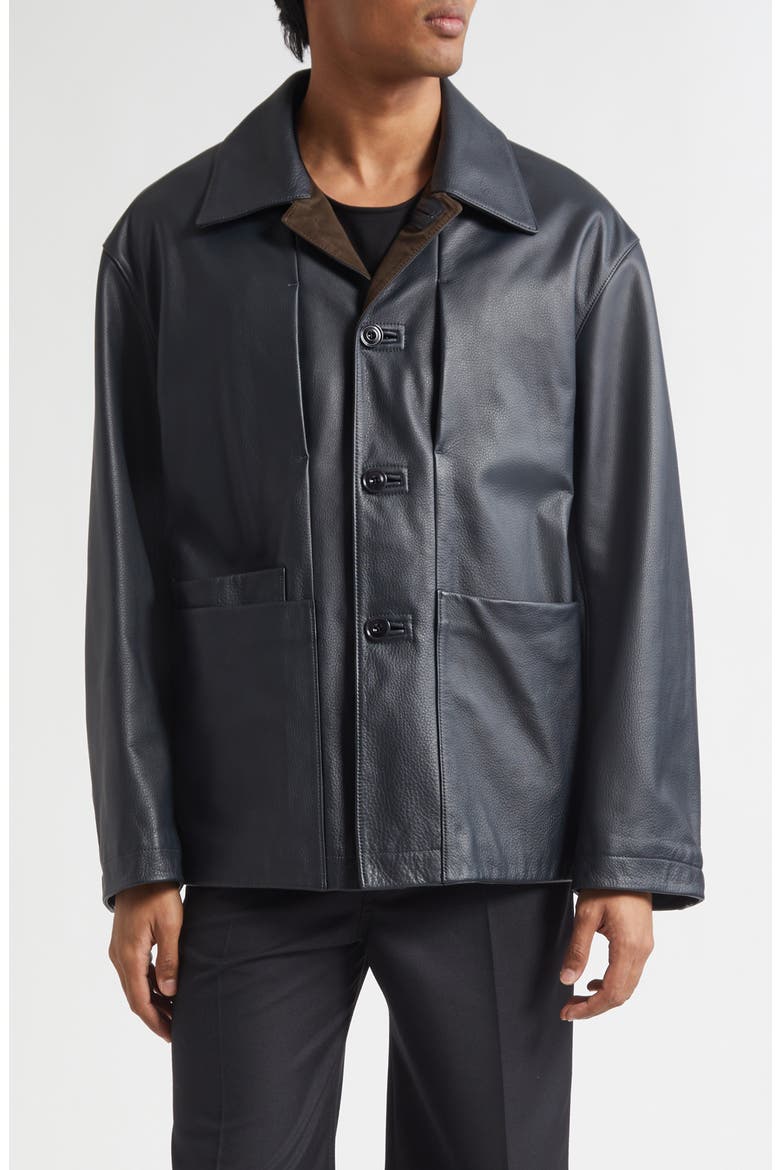 Leather Workwear Jacket (Men) | Nordstrom