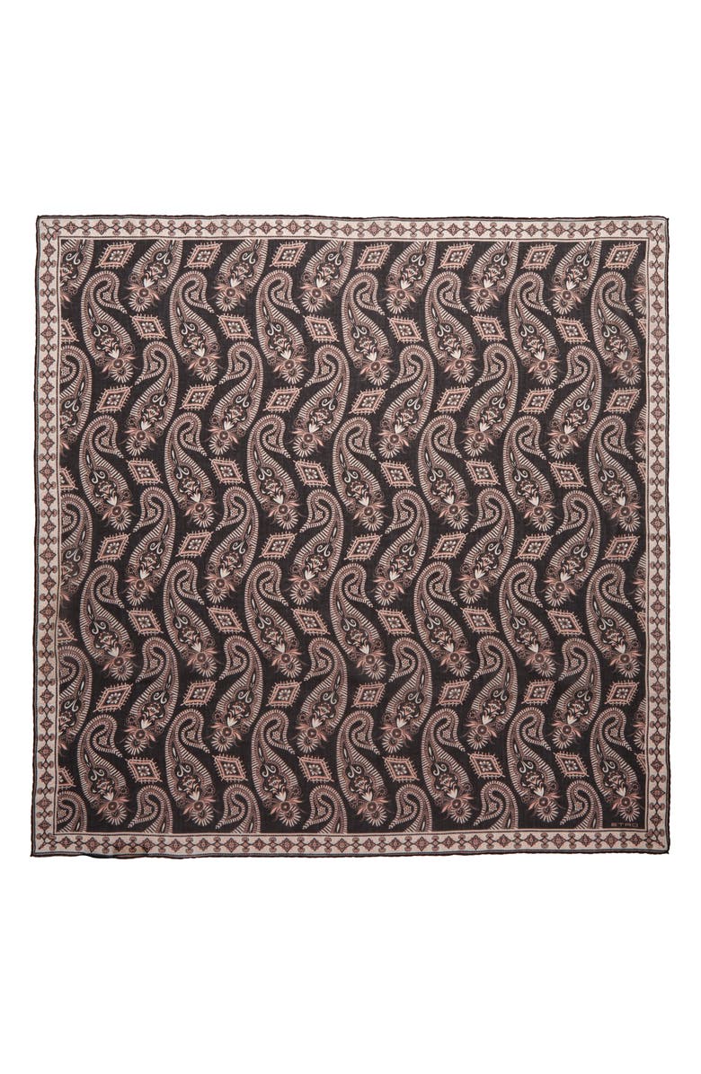 Etro Foulard Jodhpur Square Scarf, Main, color, 