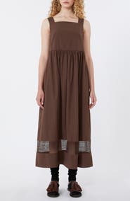 Weekend Max Mara Gola Lace Inset Cotton Dress