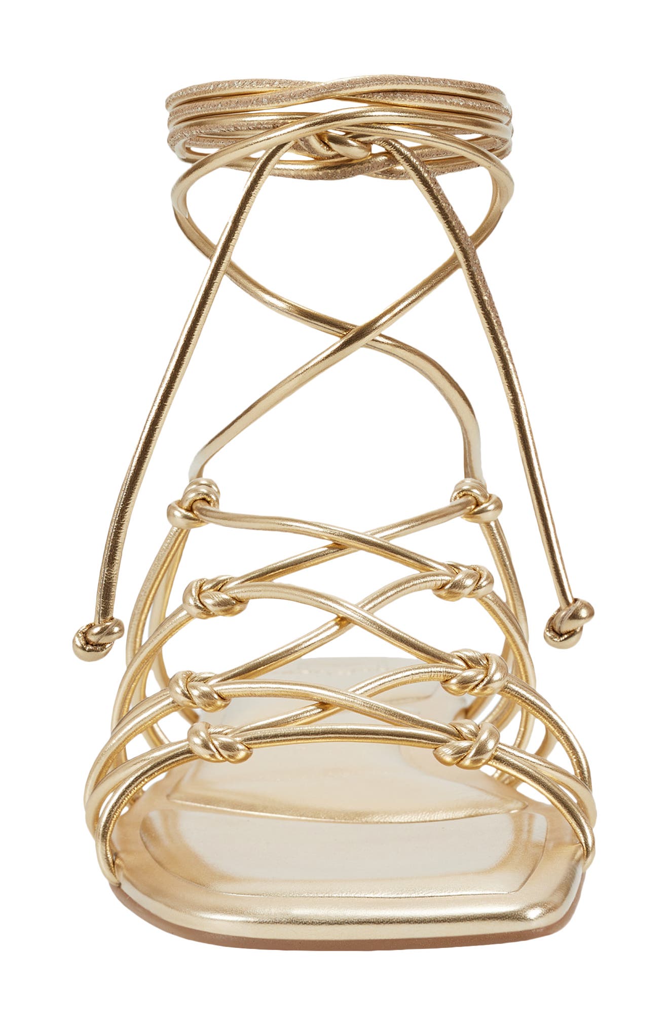 Monnie Ankle Wrap Sandal, Alternate, color, GOLD 700