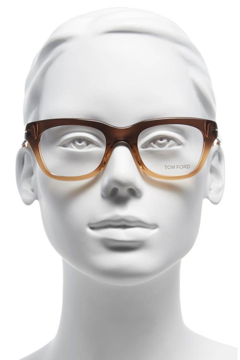 50mm Optical Glasses, Alternate, color, BROWN/ ORANGE