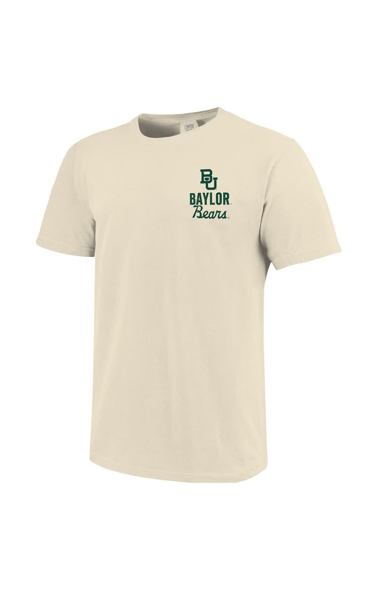IMAGE ONE Men's Cream Baylor Bears Comfort Colors Mascot Overlay T-Shirt, Alternate, color, 