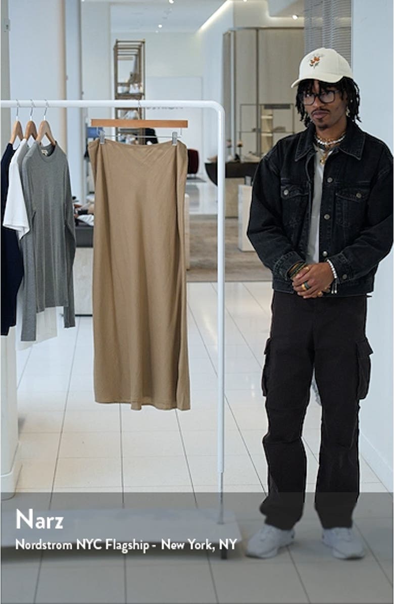 Linen Blend Skirt, sales video thumbnail