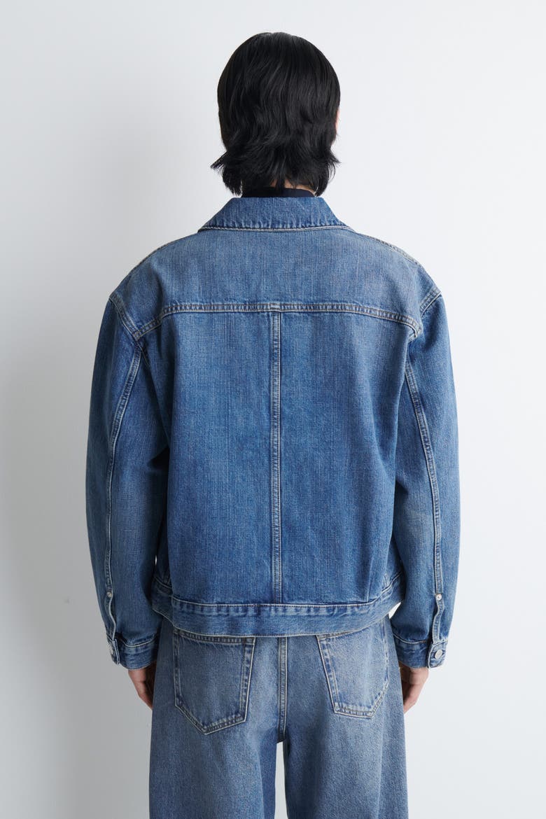 Denim Shirt Jacket, Alternate, color, BLUE