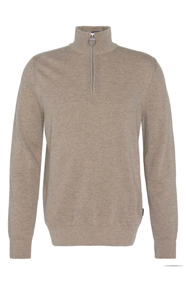 Barbour Marlow Merino Wool & Cashmere Half Zip Sweater, Alternate, color,