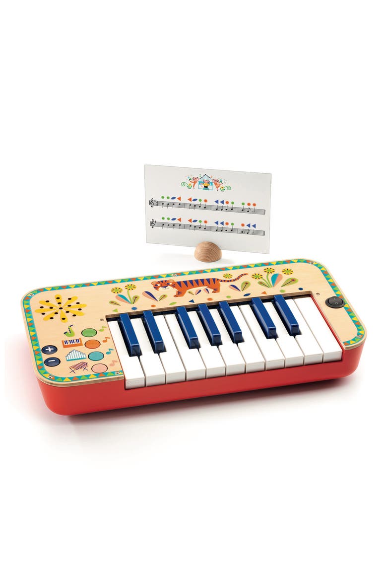 Animambo Electric Keyboard Toy, Main, color, MULTI
