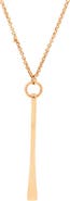 Pre-Owned Hermes Clou De Forge Pendant Necklace 18K Rose Gold Large