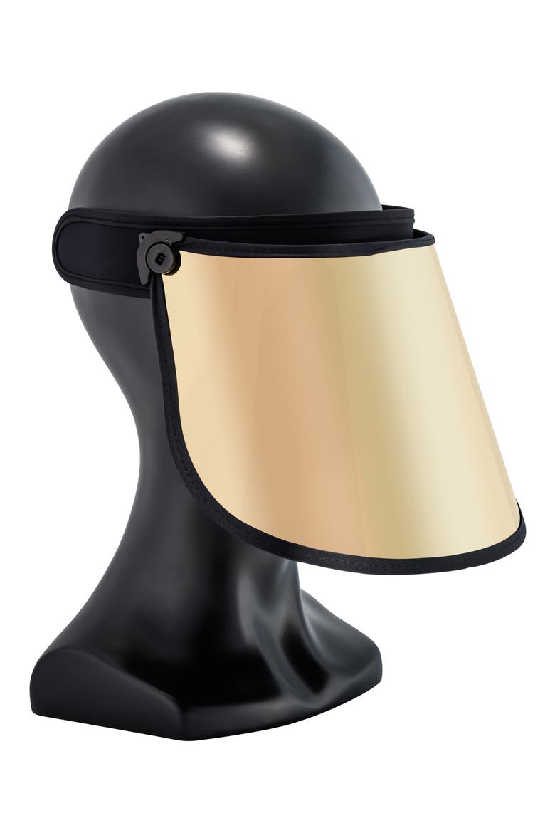 Full Lux Visor, Alternate, color, BLACK/ ROSE GOLD CHAMPAGNE