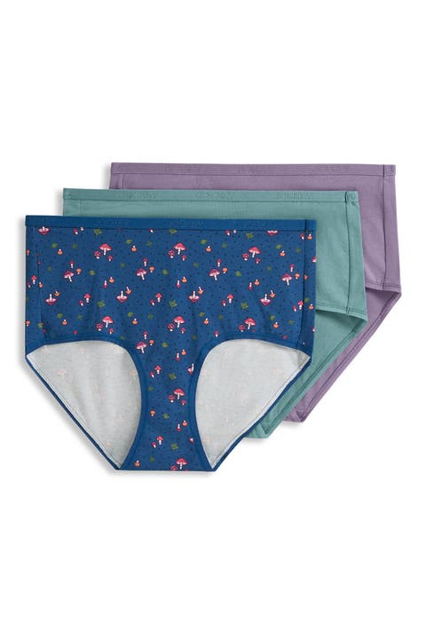 Womens Organic Cotton Stretch Modern Brief - 3 Pack