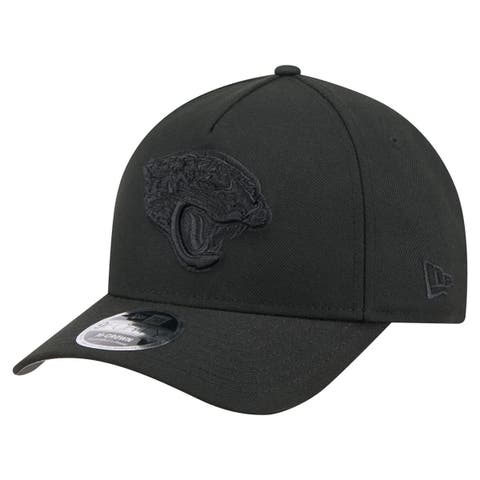 Men's New Era  Black Jacksonville Jaguars Team Collection 9FORTY M-Crown A-Frame Adjustable Hat