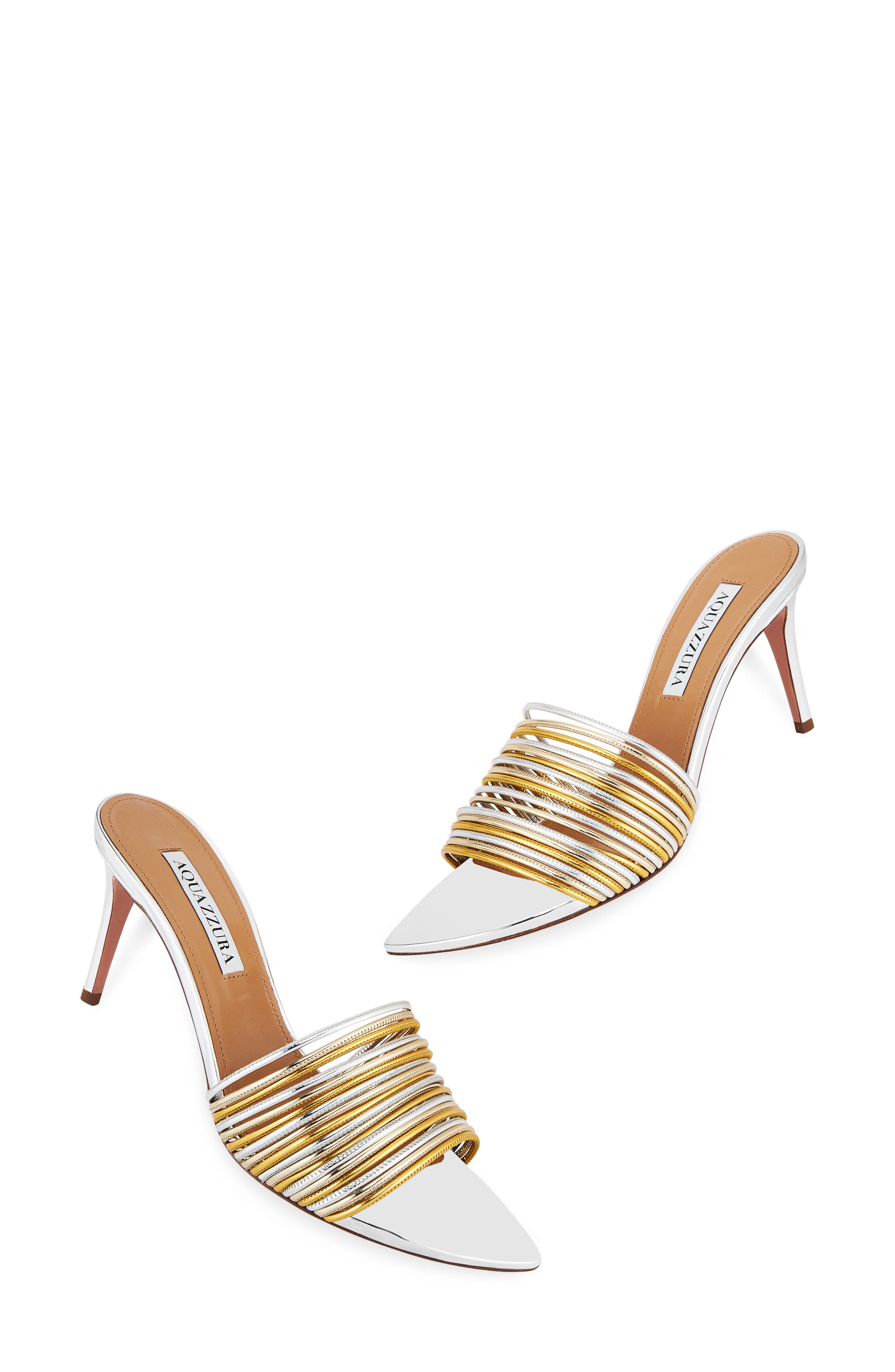Aquazzura Rendez Vous Slide Sandal, Alternate, color, 