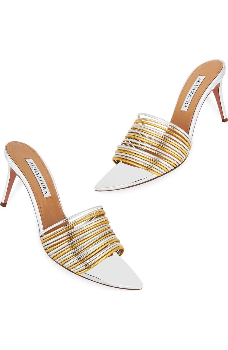 Aquazzura Rendez Vous Slide Sandal, Alternate, color,