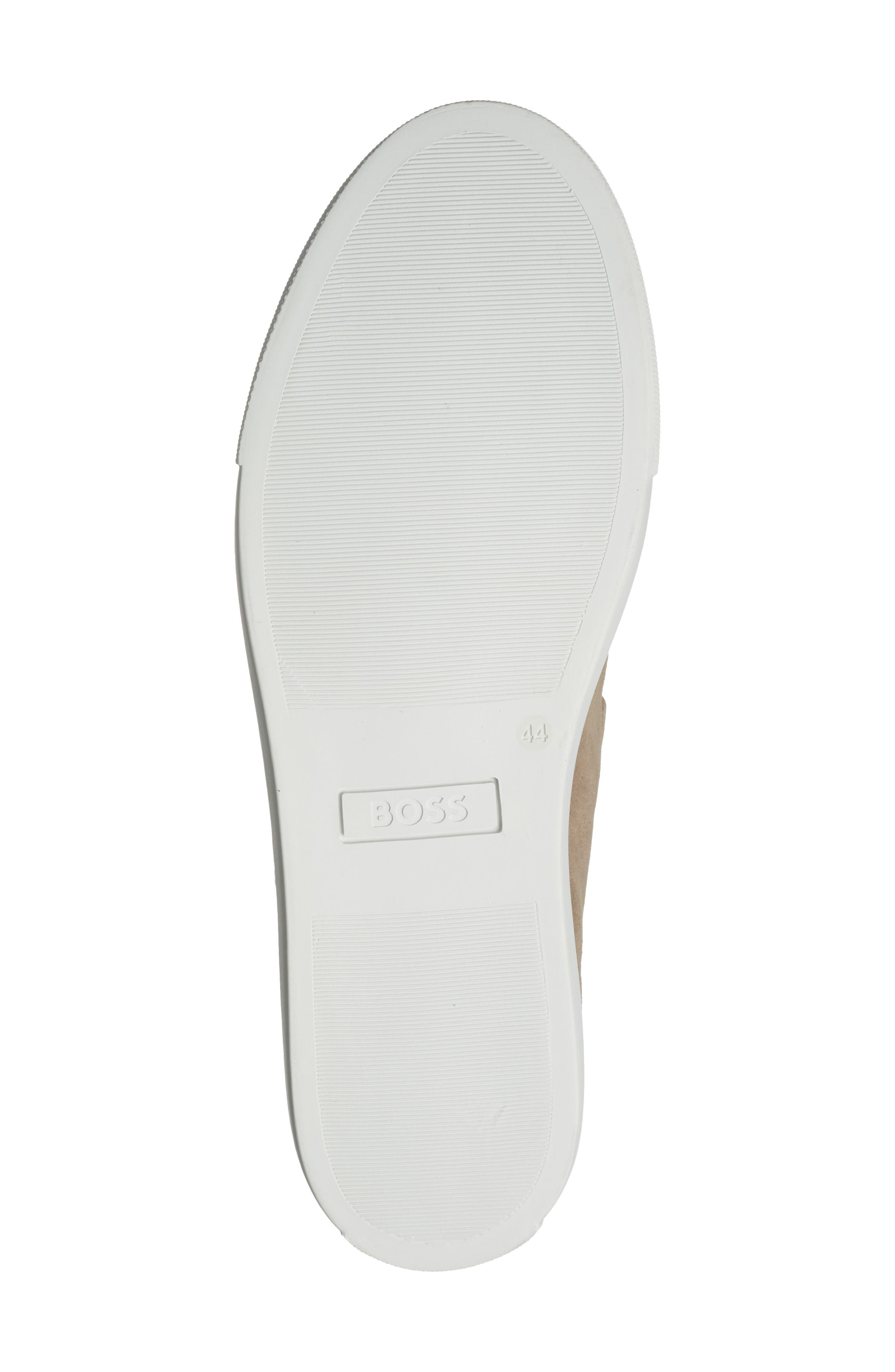 BOSS Rey Suede Slip-On Sneaker, Alternate, color, Medium Beige