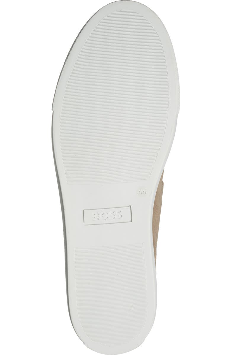 BOSS Rey Suede Slip-On Sneaker, Alternate, color, Medium Beige